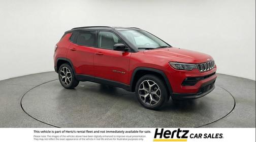 Red Hot Pearlcoat 2025 Jeep Compass Limited