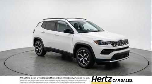 Bright White Clearcoat 2025 Jeep Compass Limited