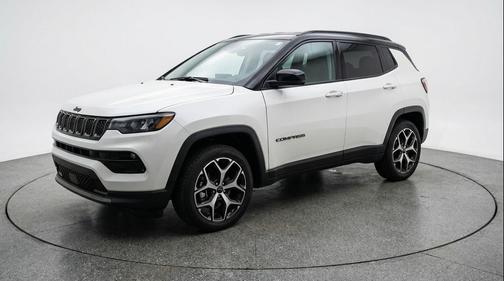 Bright White Clearcoat 2025 Jeep Compass Limited