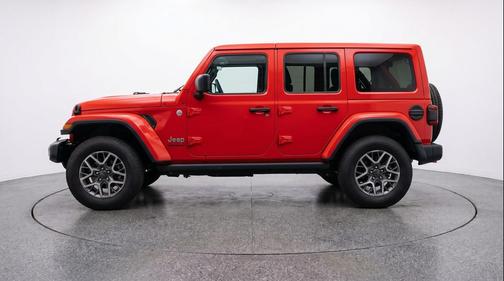 Firecracker Red Clearcoat 2025 Jeep Wrangler 4-Door Sahara 4x4