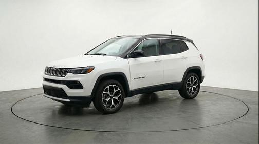 Bright White Clearcoat 2025 Jeep Compass Limited