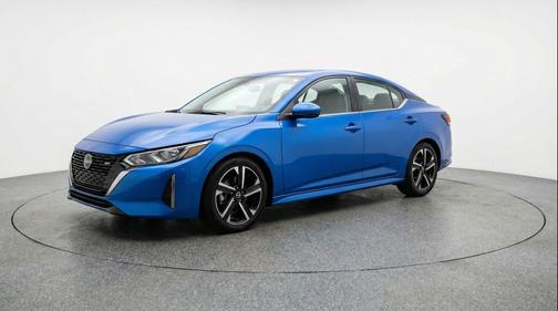 Electric Blue Metallic 2025 Nissan Sentra SV