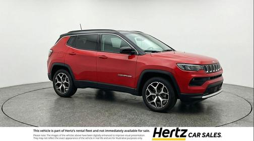 Red Hot Pearlcoat 2025 Jeep Compass Limited