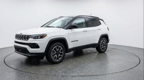 Bright White Clearcoat 2025 Jeep Compass Trailhawk