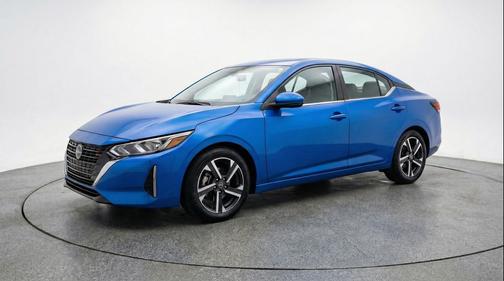 Electric Blue Metallic 2025 Nissan Sentra SV