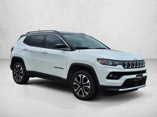 Bright White Clearcoat 2022 Jeep Compass Limited