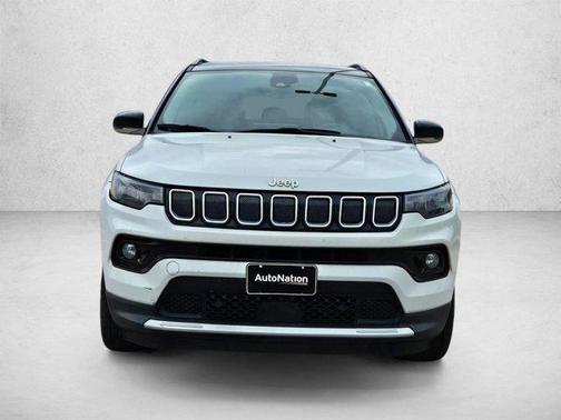 Bright White Clearcoat 2022 Jeep Compass Limited