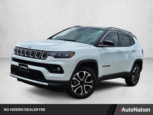 Bright White Clearcoat 2022 Jeep Compass Limited