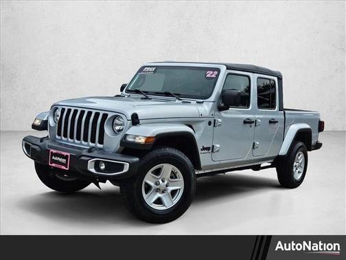 Silver Zynith Clearcoat 2022 Jeep Gladiator Sport S