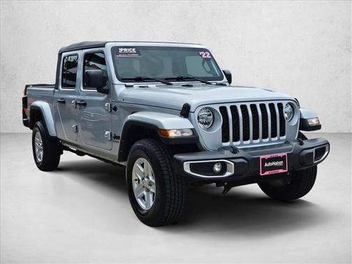 Silver Zynith Clearcoat 2022 Jeep Gladiator Sport S