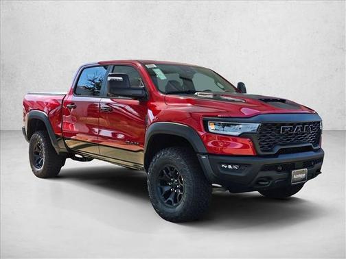 Molten Red Pearlcoat 2026 RAM 1500 RHO Crew Cab 4x4 5'7' Box