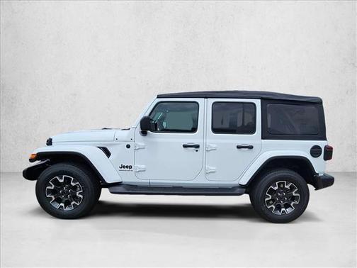 Bright White Clearcoat 2026 Jeep Wrangler 4-Door Sahara 4x4