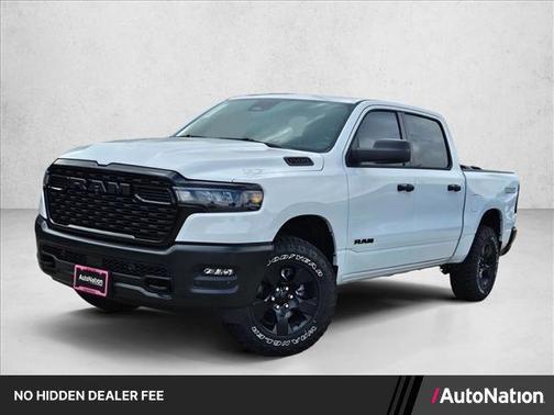 Bright White Clearcoat 2026 RAM 1500 Warlock Crew Cab 4x4 5'7' Box