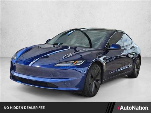 Blue 2024 Tesla Model 3 Standard Range