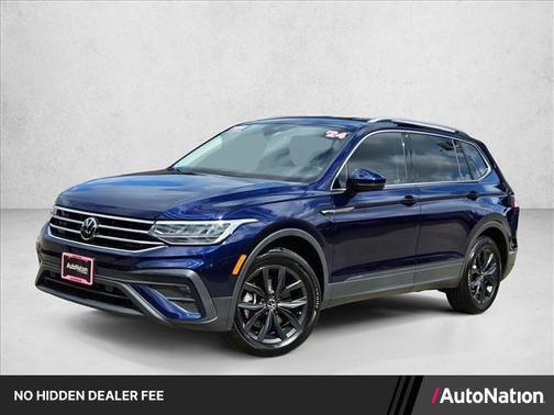 Atlantic Blue Metallic 2024 Volkswagen Tiguan 2.0T SE