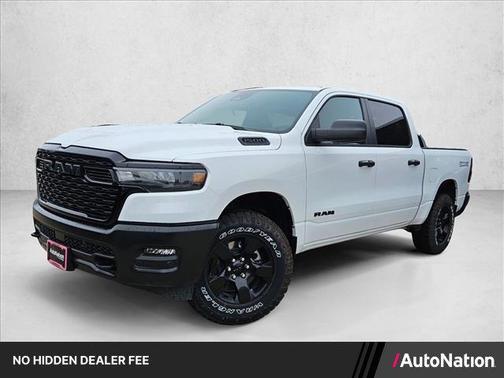 Bright White Clearcoat 2026 RAM 1500 Warlock Crew Cab 4x4 5'7' Box