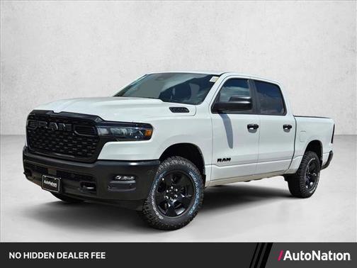 Bright White Clearcoat 2026 RAM 1500 Warlock Crew Cab 4x4 5'7' Box