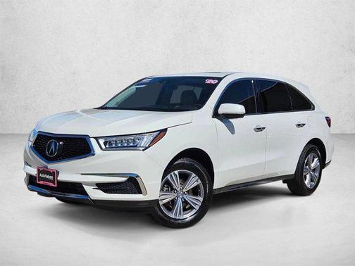 Platinum White Pearl 2020 Acura MDX 3.5L