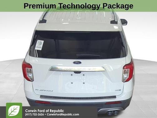 STAR WHITE MET TRI-COAT 2020 Ford Explorer Platinum