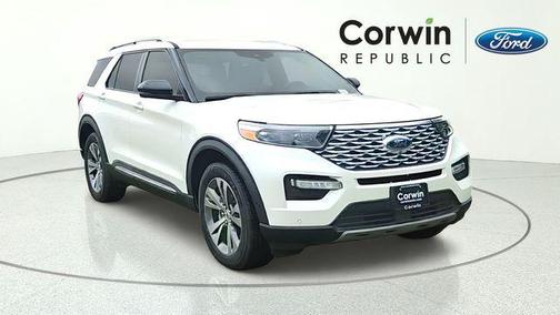 STAR WHITE MET TRI-COAT 2020 Ford Explorer Platinum
