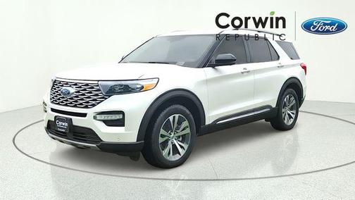STAR WHITE MET TRI-COAT 2020 Ford Explorer Platinum