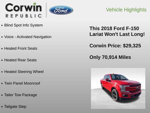 2018 Ford F-150 Lariat