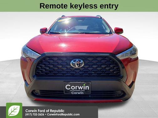 Barcelona Red Metallic 2023 Toyota Corolla Cross LE