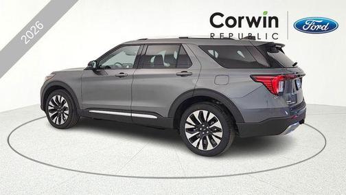 CARBONIZED GRAY METALLIC 2026 Ford Explorer Platinum