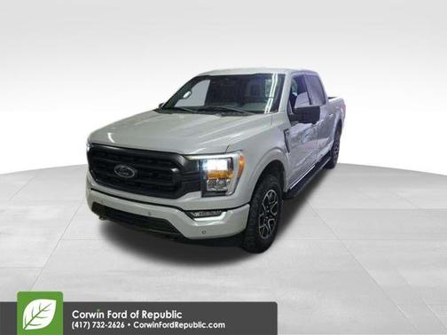 SPACE WHITE METALLIC 2022 Ford F-150 XLT