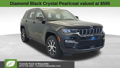 Diamond Black Crystal Pearlcoat 2024 Jeep Grand Cherokee Limited