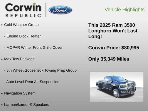 2025 RAM 3500 Longhorn