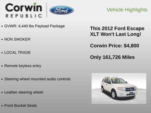 2012 Ford Escape XLT
