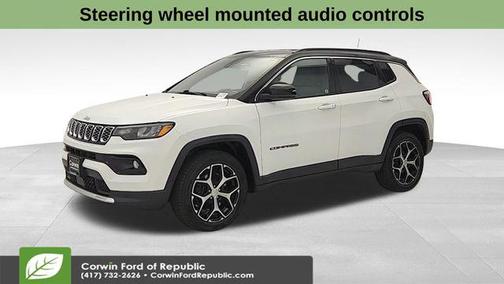 Bright White Clearcoat 2024 Jeep Compass Limited