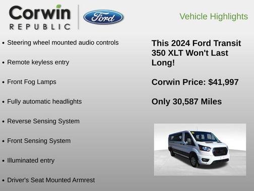 2024 Ford Transit-350 XLT