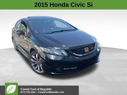 Crystal Black Pearl 2015 Honda Civic Si