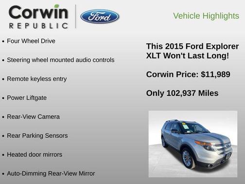 2015 Ford Explorer XLT