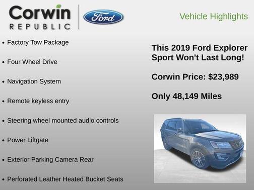 2019 Ford Explorer Sport