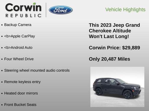 2023 Jeep Grand Cherokee Altitude