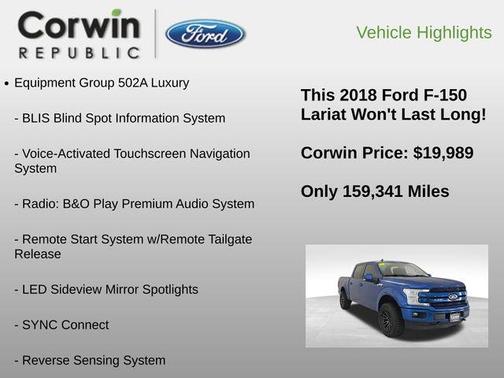 2018 Ford F-150 Lariat