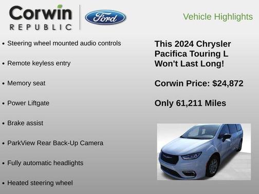 2024 Chrysler Pacifica Touring L