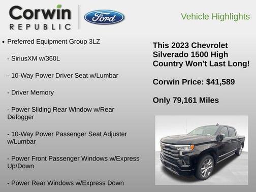 2023 Chevrolet Silverado 1500 High Country