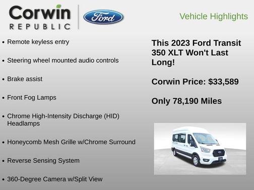 2023 Ford Transit-350 XLT