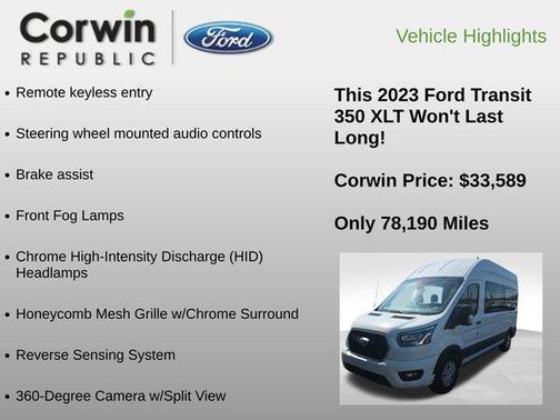 2023 Ford Transit-350 XLT
