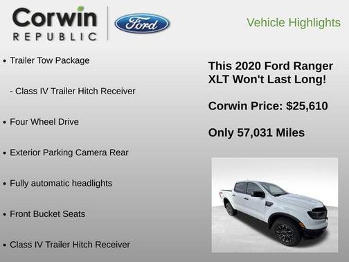 2020 Ford Ranger XLT