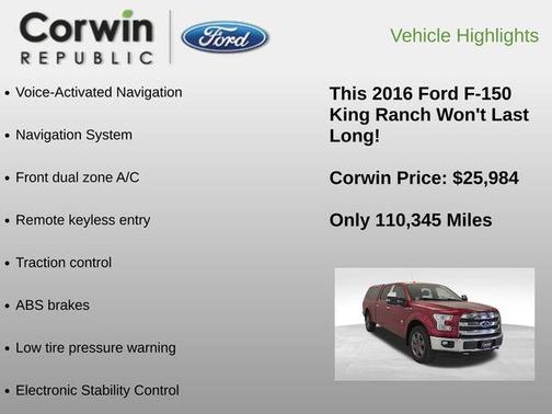 2016 Ford F-150 King Ranch