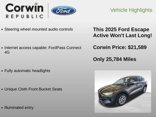 2025 Ford Escape Active
