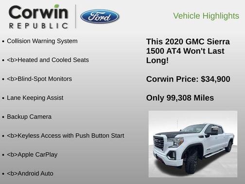 2020 GMC Sierra 1500 AT4