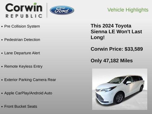 2024 Toyota Sienna LE