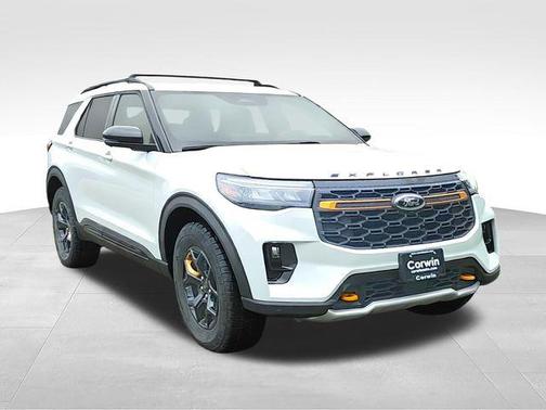 SPACE WHITE METALLIC 2026 Ford Explorer Tremor