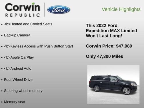 2022 Ford Expedition Max Limited